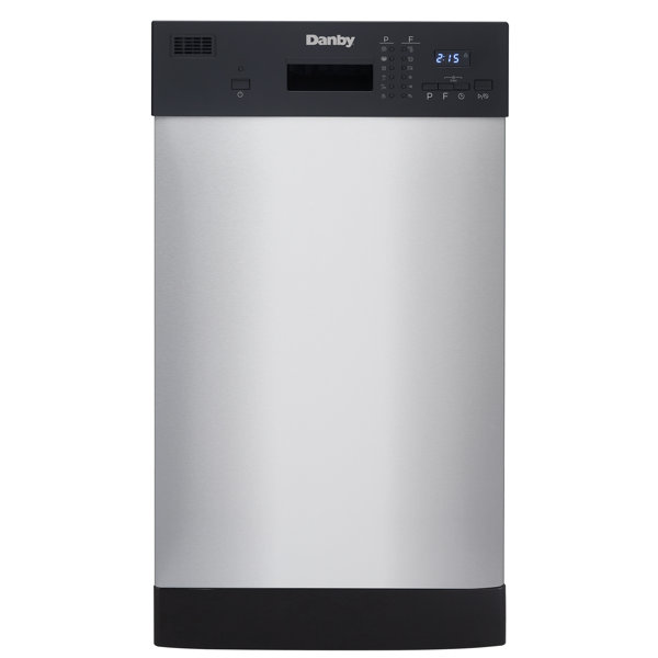 Danby 52 Decibel dBA BuiltIn Dishwasher with Adjustable Rack and